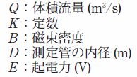 算出式上の定義
